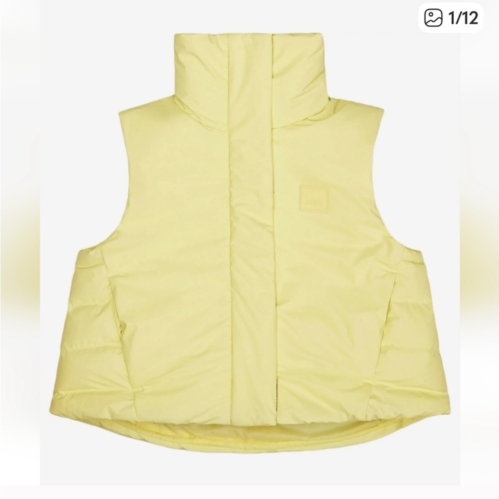 Rains Yellow Puffer Vest